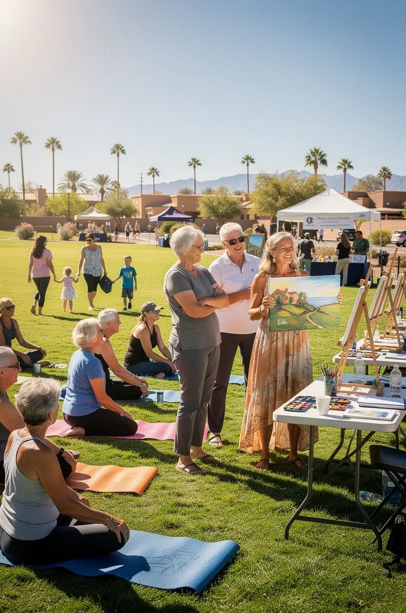 Networking opportunities at city events for professionals